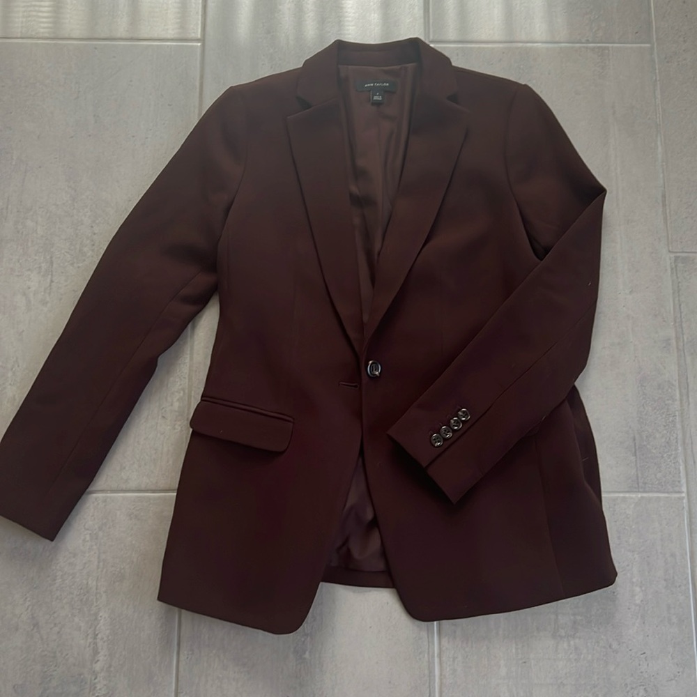 Brown Ann Taylor Blazer